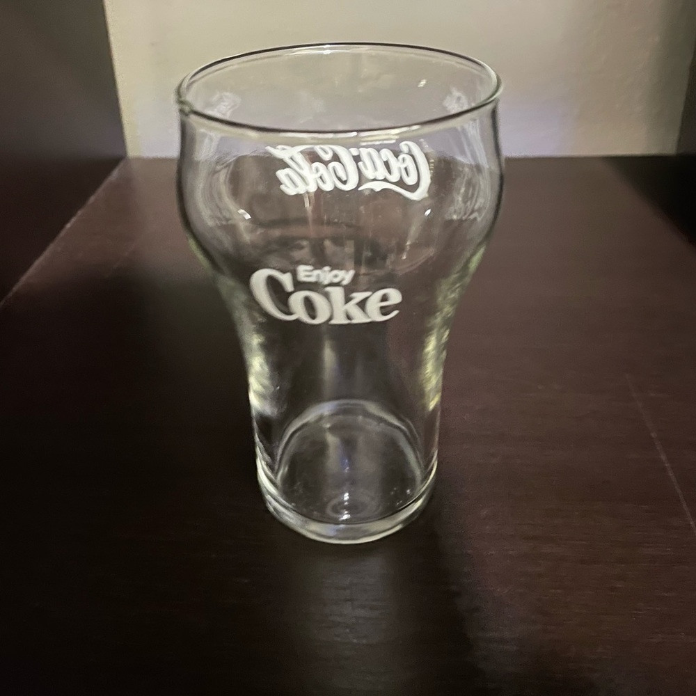 Small Enjoy Coca Cola drinking Glass.